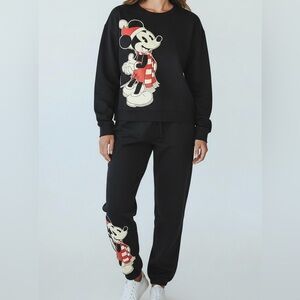Disney Mickey Mouse Womens/Juniors Sweatsuit 2 pieces Christmas Holiday Set-XXL